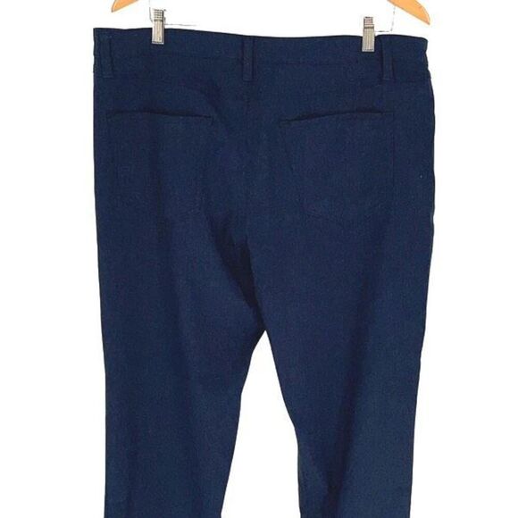 Izod Mens Advantage Performance Stretch Straight Fit Pants‎ Navy Blue Size 38x30 - Picture 3 of 8